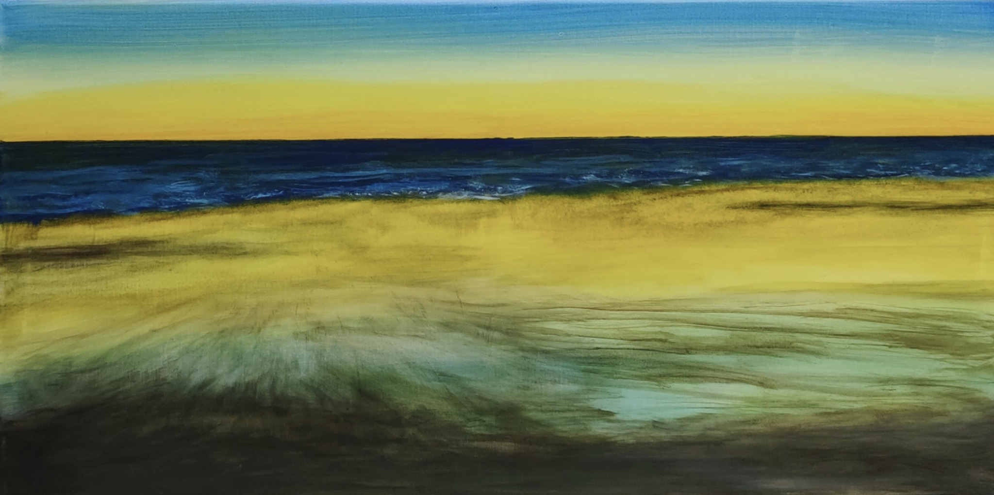 Gemälde Strand Andalusien von Jutta Schick
